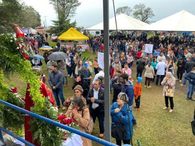 Missa em louvor ao Bom Jesus em Campo Mendes teve o Pároco Sebastião presidindo com liturgia da Rádio Campo Aberto